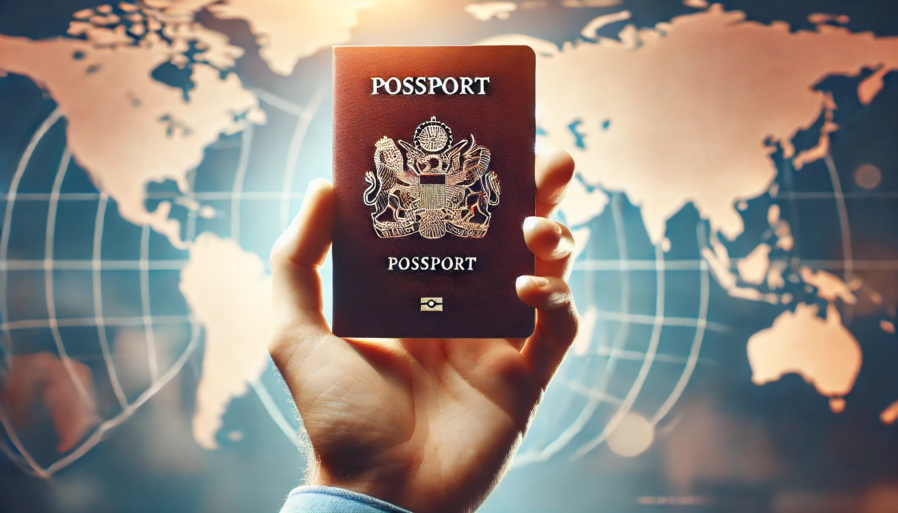 A-professional-image-of-a-hand-holding-two-passports-one-with-a-generic-design-and-the-other-symbolizing-a-second-citizenship-with-a-blurred-background